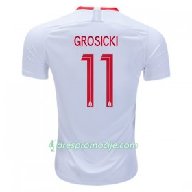 Poljska Dres Grosicki 11 Domaći Svjetsko prvenstvo 2018